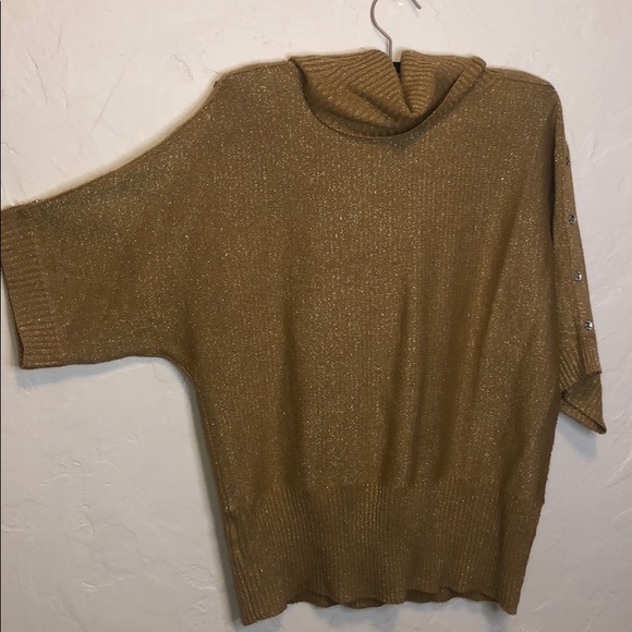 Evan-Picone Cowlneck Sweater with Gems - Picture 9 of 9